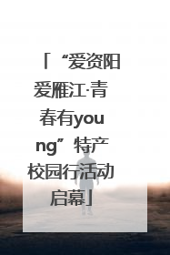 “爱资阳爱雁江·青春有young”特产校园行活动启幕