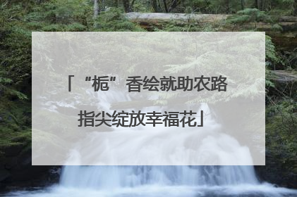 “栀”香绘就助农路 指尖绽放幸福花