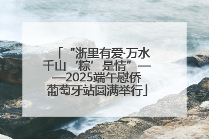“浙里有爱·万水千山‘粽’是情”——2025端午慰侨葡萄牙站圆满举行