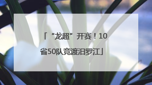 “龙超”开赛！10省50队竞渡汨罗江