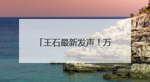 王石最新发声！万科晚间突发公告：“售股”回血！