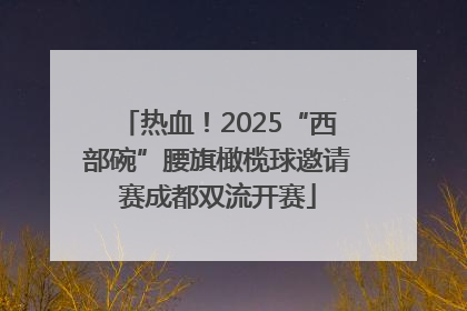 热血！2025“西部碗”腰旗橄榄球邀请赛成都双流开赛