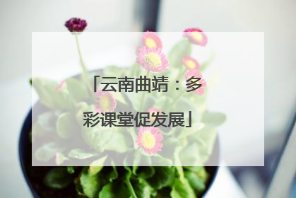 云南曲靖：多彩课堂促发展