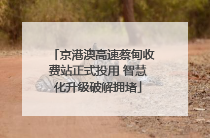京港澳高速蔡甸收费站正式投用 智慧化升级破解拥堵