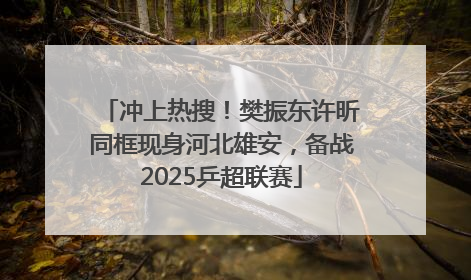 冲上热搜！樊振东许昕同框现身河北雄安，备战2025乒超联赛