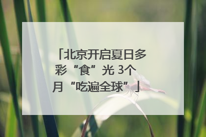 北京开启夏日多彩“食”光 3个月“吃遍全球”
