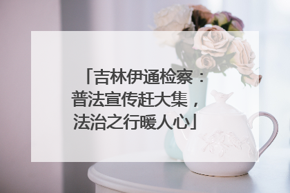 吉林伊通检察：普法宣传赶大集，法治之行暖人心