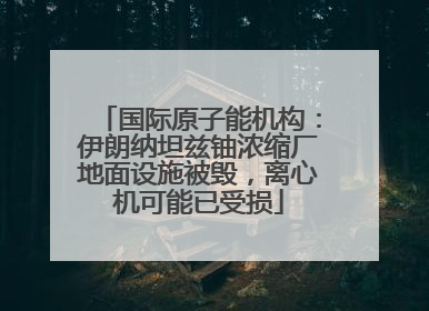 国际原子能机构：伊朗纳坦兹铀浓缩厂地面设施被毁，离心机可能已受损