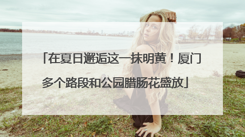 在夏日邂逅这一抹明黄！厦门多个路段和公园腊肠花盛放