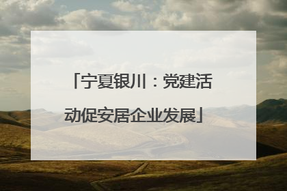 宁夏银川：党建活动促安居企业发展