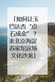 如何让玉巴达杏“点石成金”？来北京海淀苏家坨这场文化沙龙
