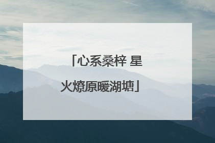 心系桑梓 星火燎原暖湖塘