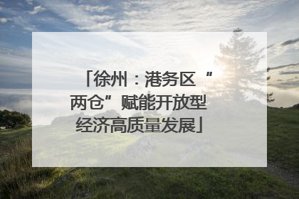 徐州：港务区“两仓”赋能开放型经济高质量发展