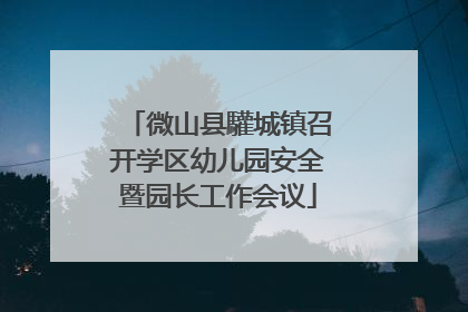 微山县驩城镇召开学区幼儿园安全暨园长工作会议