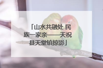 山水共融处 民族一家亲——天祝县天堂镇掠影