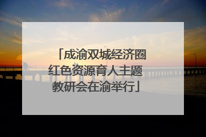 成渝双城经济圈红色资源育人主题教研会在渝举行
