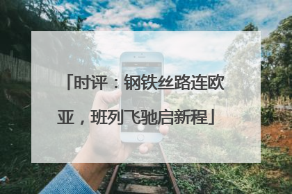 时评：钢铁丝路连欧亚，班列飞驰启新程