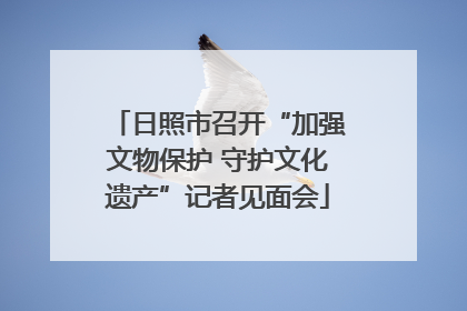 日照市召开“加强文物保护 守护文化遗产”记者见面会