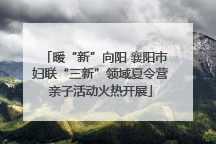 暖“新”向阳 襄阳市妇联“三新”领域夏令营亲子活动火热开展