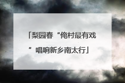 梨园春“俺村最有戏”唱响新乡南太行