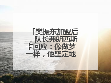 樊振东加盟后，队长弗朗西斯卡回应：像做梦一样，他坚定地选择我们，要与我们一起夺冠