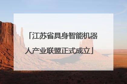 江苏省具身智能机器人产业联盟正式成立