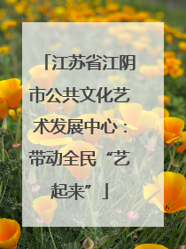 江苏省江阴市公共文化艺术发展中心：带动全民“艺起来”