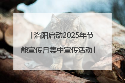 洛阳启动2025年节能宣传月集中宣传活动