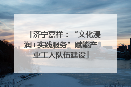 济宁嘉祥：“文化浸润+实践服务”赋能产业工人队伍建设