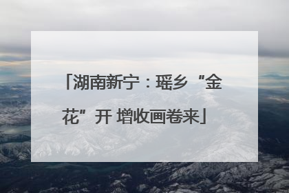 湖南新宁：瑶乡“金花”开 增收画卷来