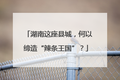 湖南这座县城，何以缔造“辣条王国”？