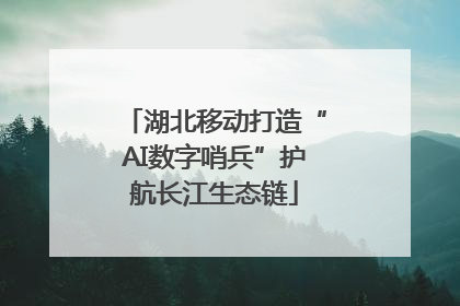 湖北移动打造“AI数字哨兵”护航长江生态链