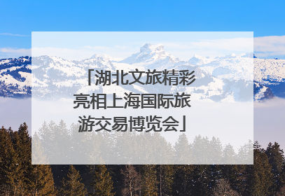 湖北文旅精彩亮相上海国际旅游交易博览会