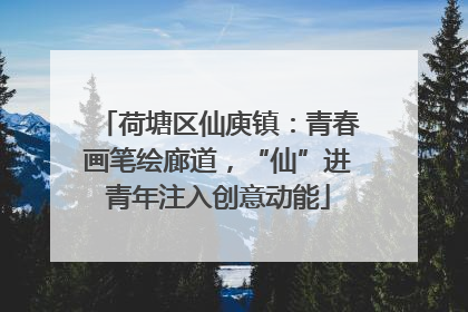 荷塘区仙庾镇：青春画笔绘廊道，“仙”进青年注入创意动能