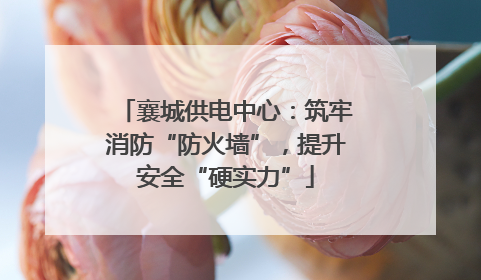 襄城供电中心：筑牢消防“防火墙”，提升安全“硬实力”