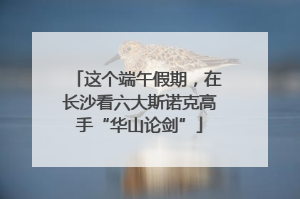 这个端午假期，在长沙看六大斯诺克高手“华山论剑”