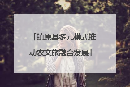 镇原县多元模式推动农文旅融合发展