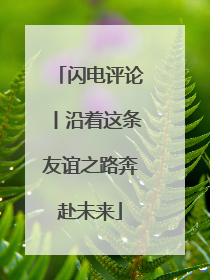闪电评论丨沿着这条友谊之路奔赴未来