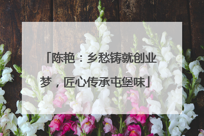 陈艳：乡愁铸就创业梦，匠心传承屯堡味