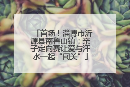 首场！淄博市沂源县南鲁山镇：亲子定向赛让爱与汗水一起“闯关”