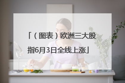 （图表）欧洲三大股指6月3日全线上涨