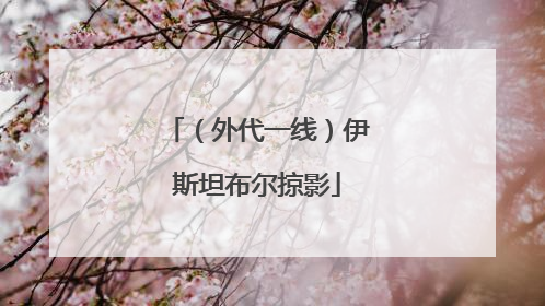 （外代一线）伊斯坦布尔掠影