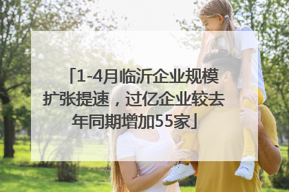 1-4月临沂企业规模扩张提速，过亿企业较去年同期增加55家