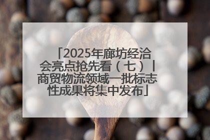 2025年廊坊经洽会亮点抢先看（七）丨商贸物流领域一批标志性成果将集中发布