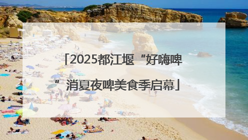 2025都江堰“好嗨啤”消夏夜啤美食季启幕