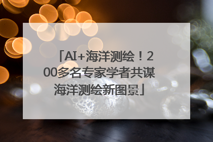 AI+海洋测绘！200多名专家学者共谋海洋测绘新图景