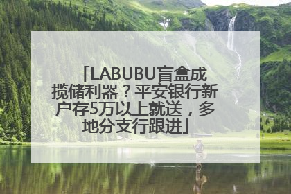 LABUBU盲盒成揽储利器？平安银行新户存5万以上就送，多地分支行跟进